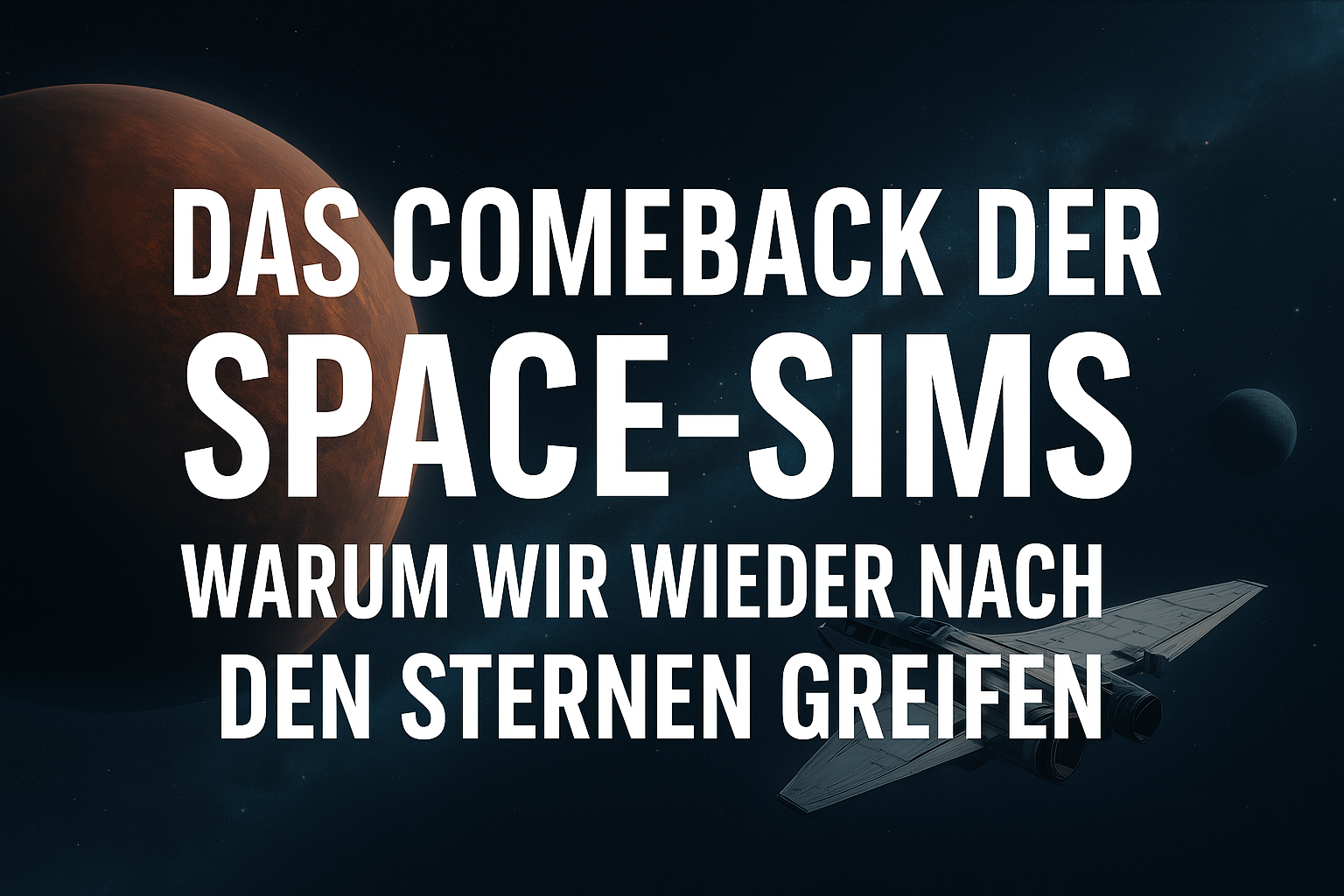 Das Comeback der Space-Sims – Warum wir wieder nach den Sternen greifen
